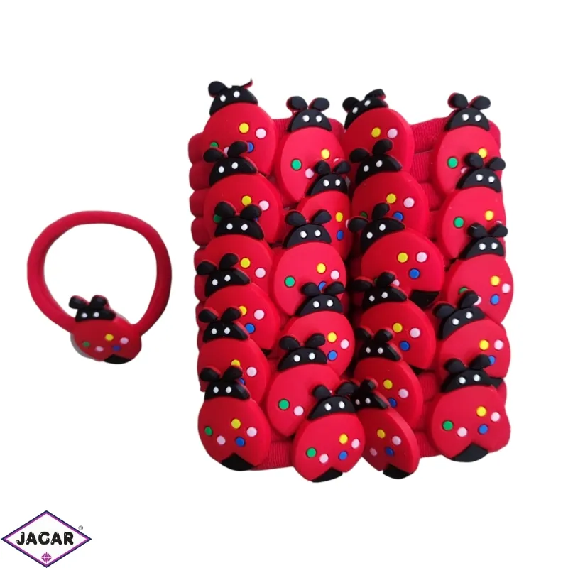 Gumki czerwone biedronki 24szt/op - OG2205 Gumki czerwone biedronki 24szt/op - OG2205