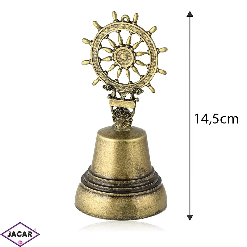 Figurka dzwonek ze sterem - 14,5cm - 323 - FR178 Figurka dzwonek ze sterem - 14,5cm - 323 - FR178