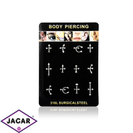 Body Piercing - 12szt - PRC01