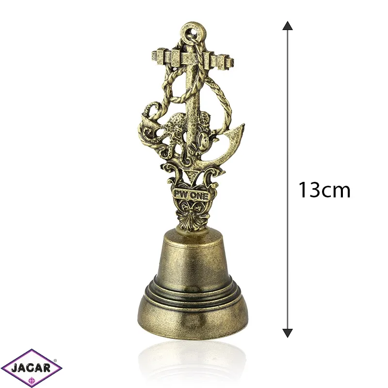 Figurka dzwonek z kotwicą - 13cm - 340 - FR186 Figurka dzwonek z kotwicą - 13cm - 340 - FR186