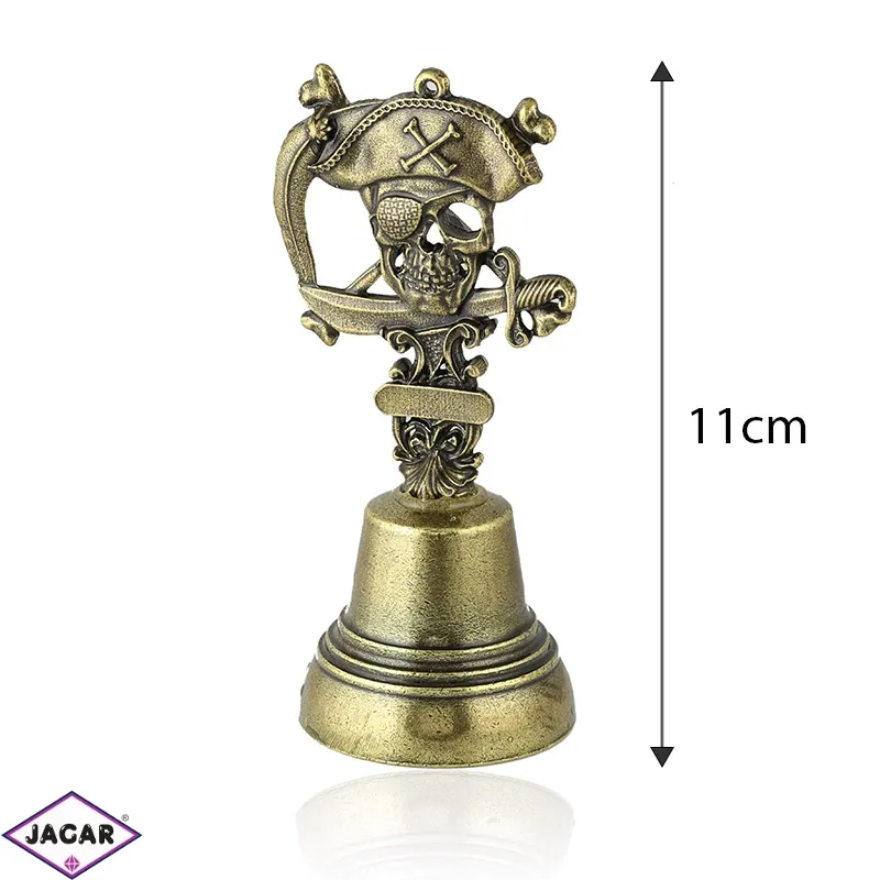 Figurka dzwonek Herb Piracki - 11cm - 352 - FR192 Figurka dzwonek Herb Piracki - 11cm - 352 - FR192