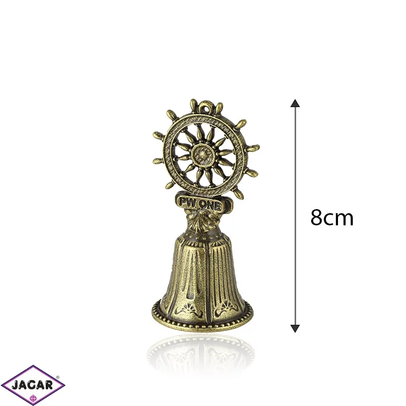 Figurka dzwonek ze sterem - 8cm - 353 - FR193 Figurka dzwonek ze sterem - 8cm - 353 - FR193