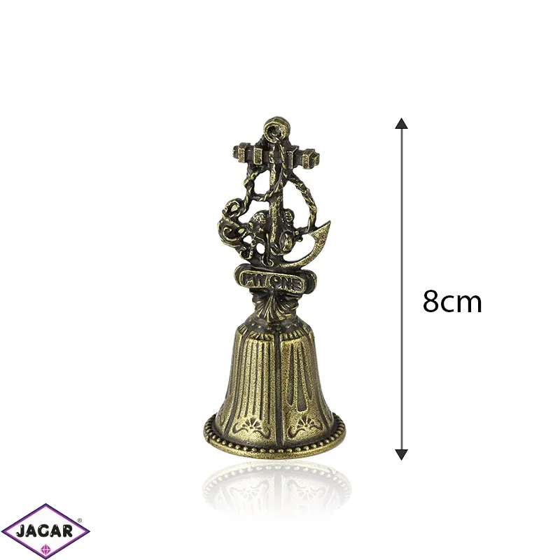 Figurka dzwonek z kotwicą - 8cm - 354 - FR194 Figurka dzwonek z kotwicą - 8cm - 354 - FR194