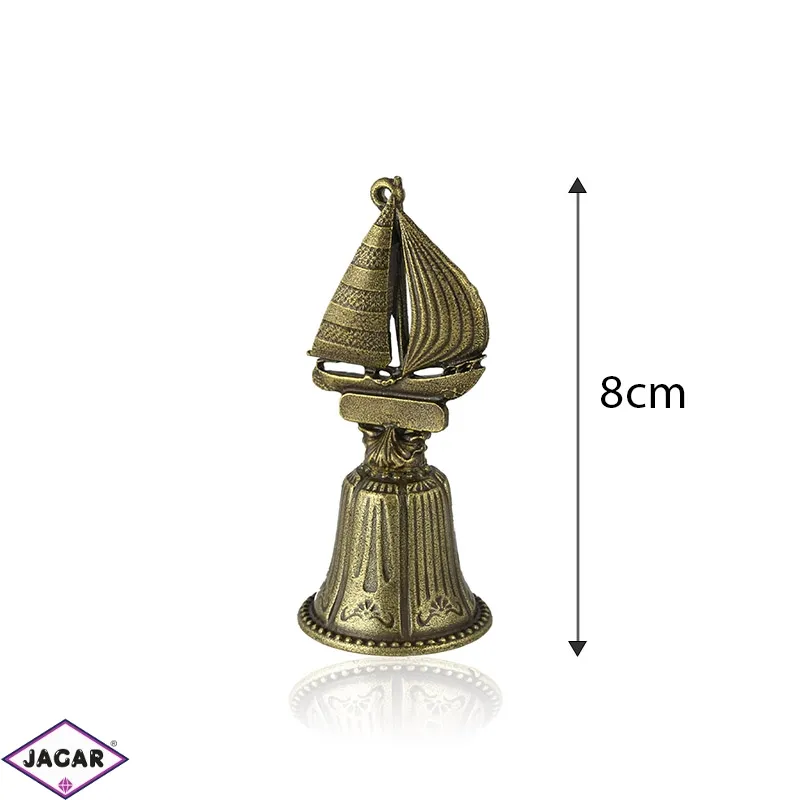 Figurka dzwonek z żaglówką - 8cm - 355 - FR195