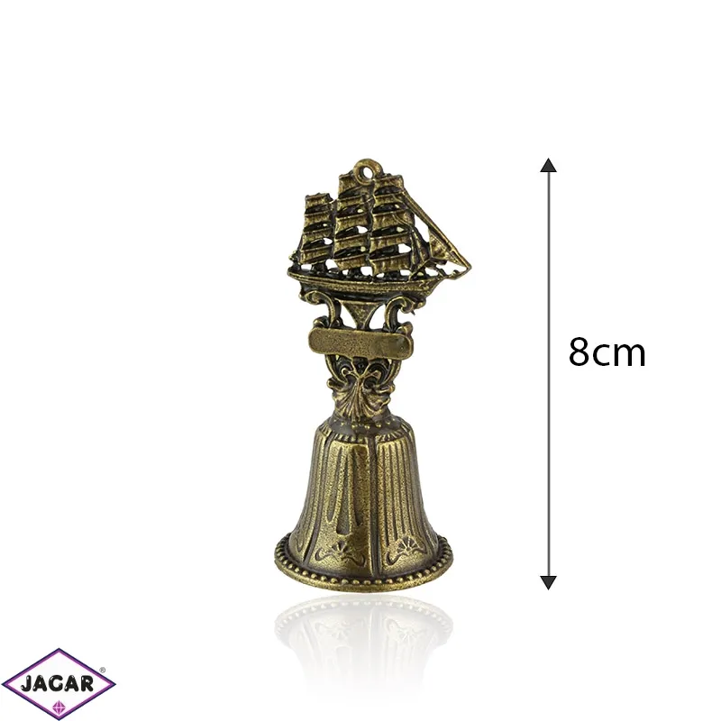 Figurka dzwonek z żaglowcem - 8cm - 357 - FR197 Figurka dzwonek z żaglowcem - 8cm - 357 - FR197