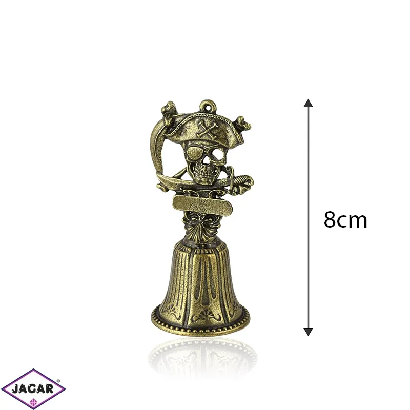 Figurka dzwonek Herb Piracki - 8cm - 367 - FR201 Figurka dzwonek Herb Piracki - 8cm - 367 - FR201