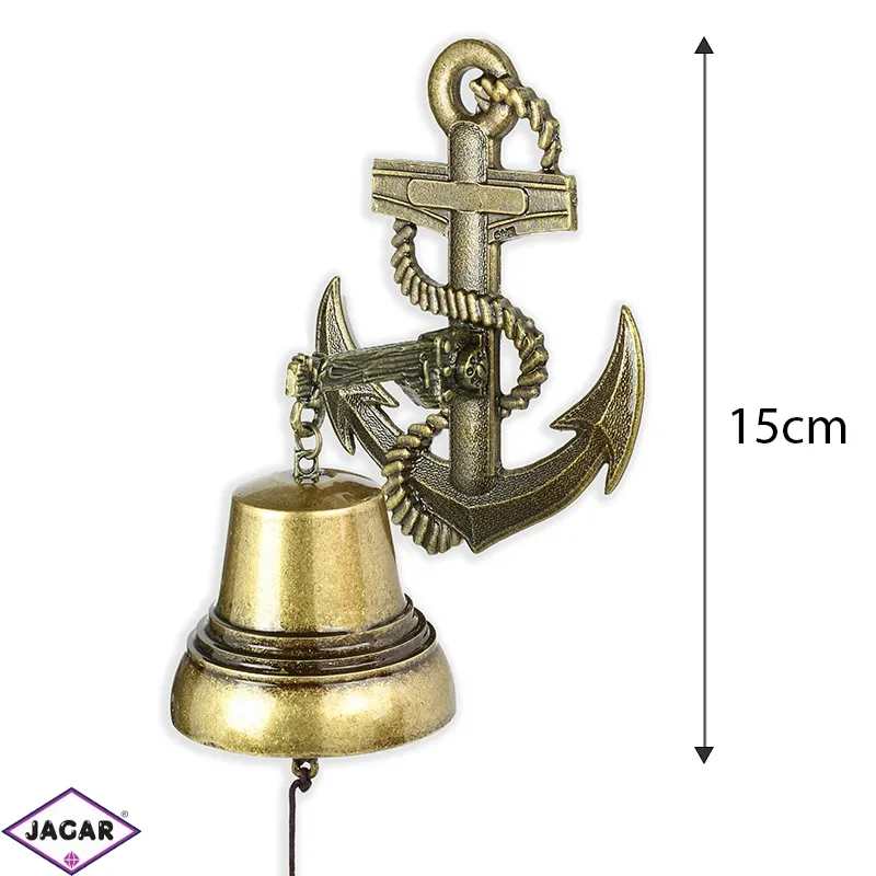 Dzwonek wiszący kotwica - 15cm - 371 - FR205 Dzwonek wiszący kotwica - 15cm - 371 - FR205
