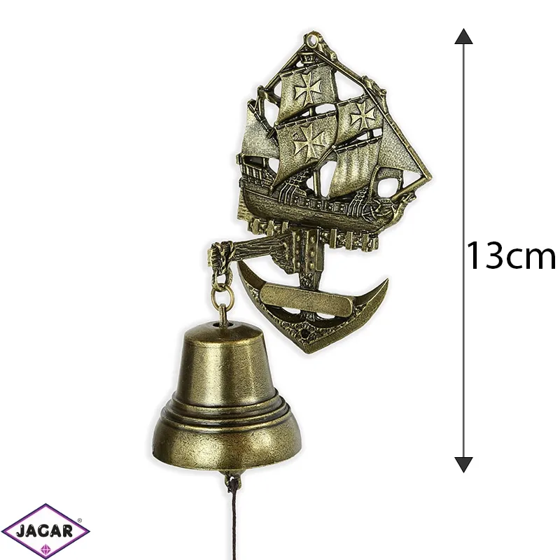 Dzwonek wiszący żaglowiec - 13cm - 372 - FR206 Dzwonek wiszący żaglowiec - 13cm - 372 - FR206