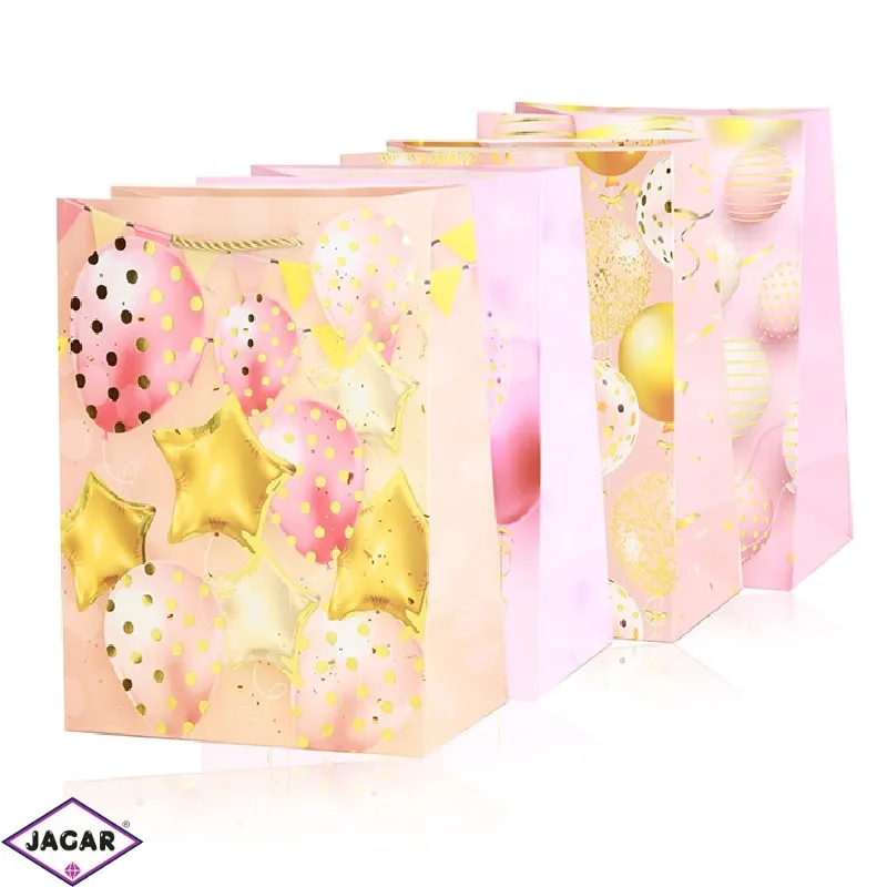 Torebki papierowe mix 42x30x12cm 12szt/op TP1171 Torebki papierowe mix 42x30x12cm 12szt/op TP1171
