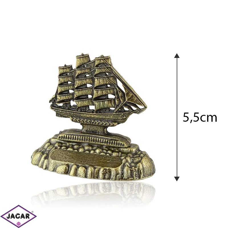 Figurka metalowa żaglowiec - 5,5cm - 378 - FR212 Figurka metalowa żaglowiec - 5,5cm - 378 - FR212