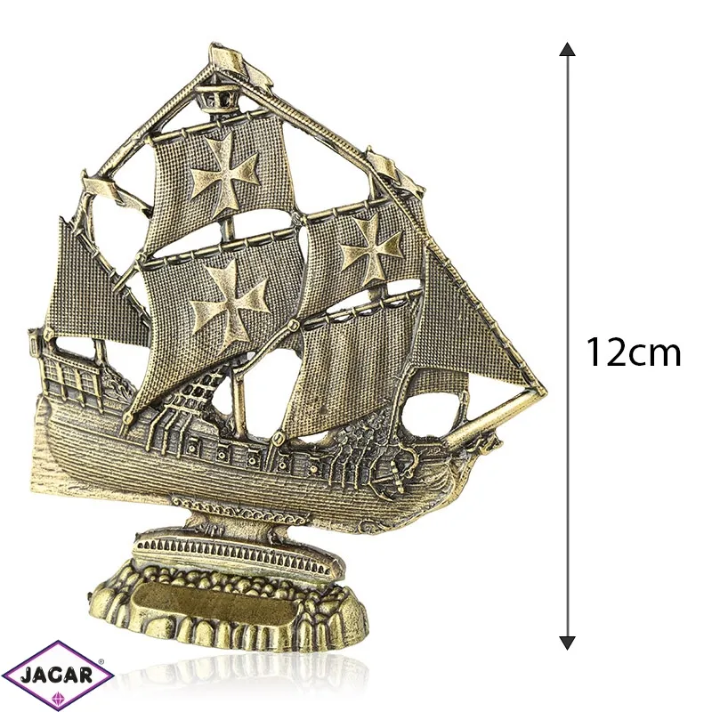 Figurka metalowa żaglowiec - 12cm - 380 - FR213 Figurka metalowa żaglowiec - 12cm - 380 - FR213