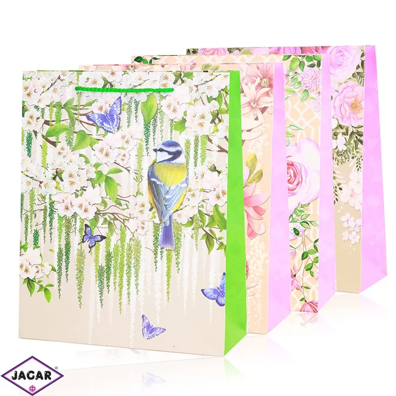 Torebki papierowe mix 42x30x12cm 12szt/op TP1178 Torebki papierowe mix 42x30x12cm 12szt/op TP1178