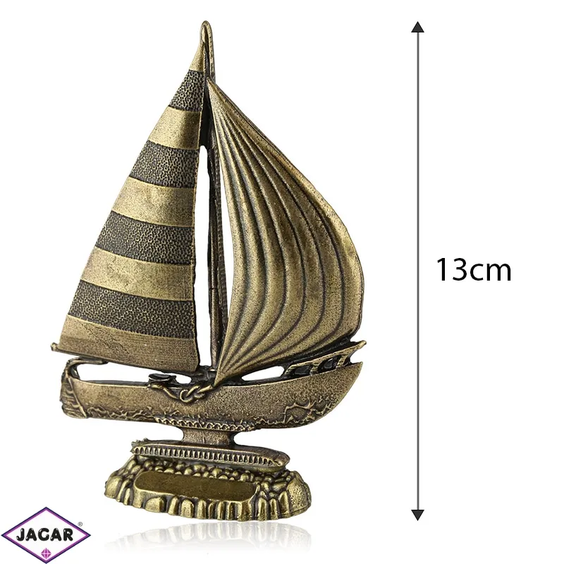 Figurka metalowa żaglówka - 13cm - 383 - FR216