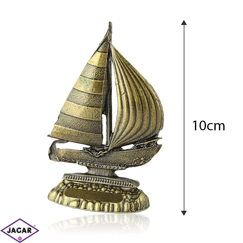Figurka metalowa żaglówka - 10cm - 384 - FR217