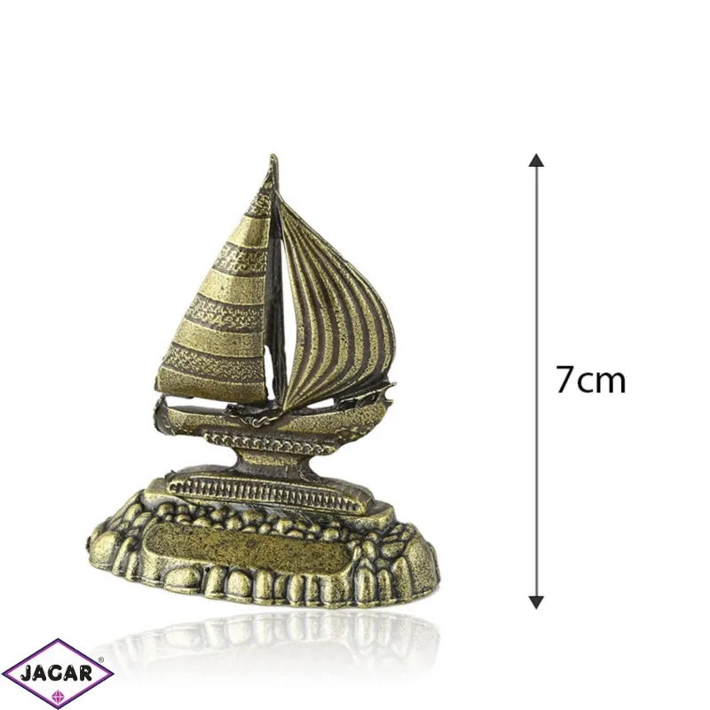 Figurka metalowa żaglówka - 7cm - 385 - FR218 Figurka metalowa żaglówka - 7cm - 385 - FR218