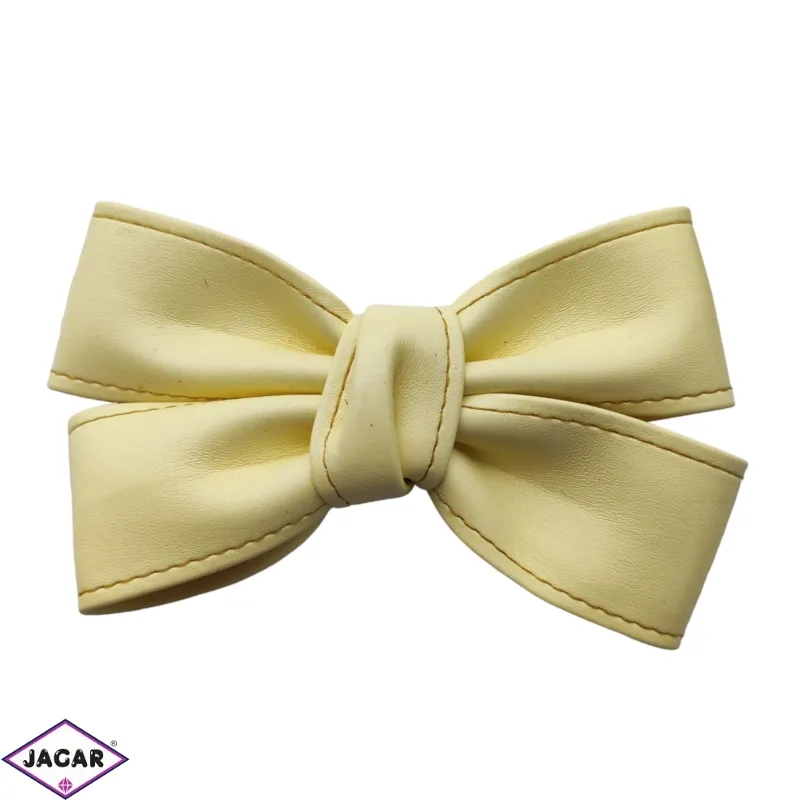 Spinka edytka kokarda ekoskóra 10cm OS2207 Spinka edytka kokarda ekoskóra 10cm OS2207