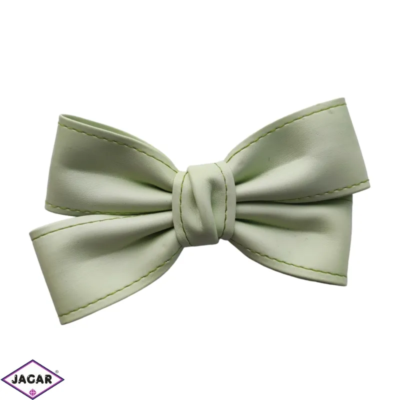 Spinka edytka kokarda ekoskóra 10cm OS2208 Spinka edytka kokarda ekoskóra 10cm OS2208