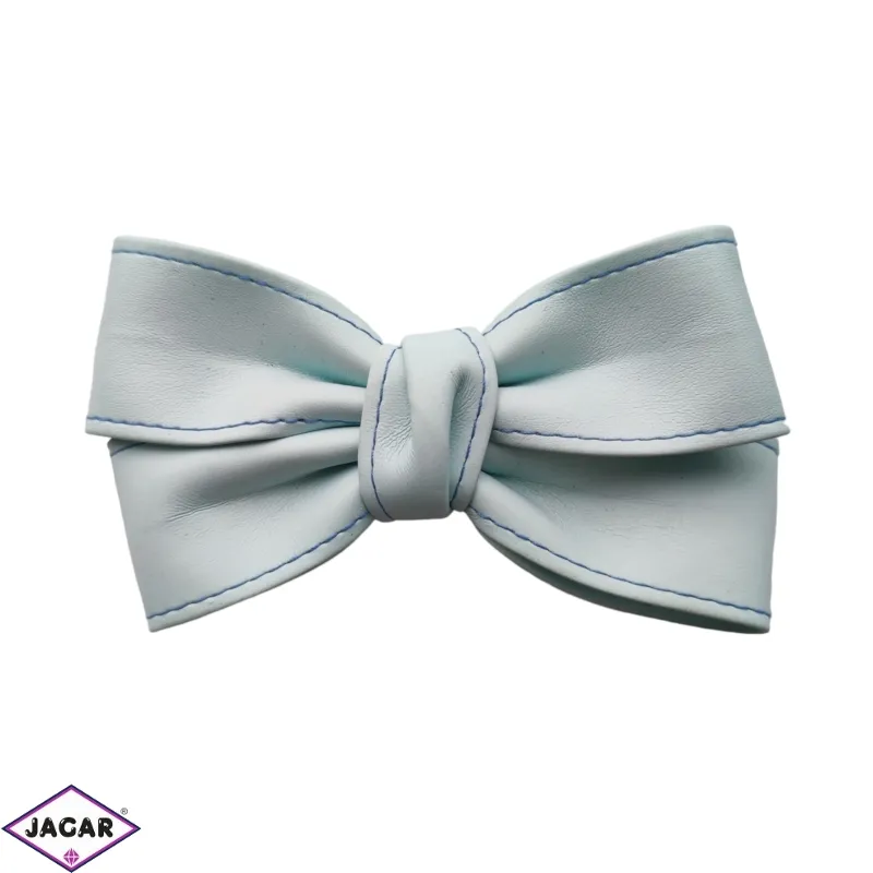Spinka edytka kokarda ekoskóra 10cm OS2209 Spinka edytka kokarda ekoskóra 10cm OS2209