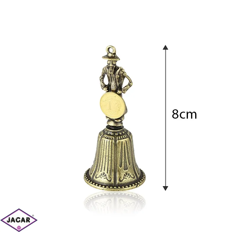 Figurka dzwonek Żyd z grosikiem - 8cm - FR223