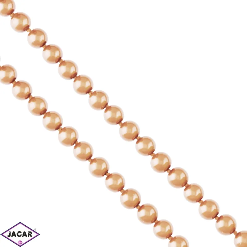 Naszyjnik - długa perła - łosoś - 2 m - NA1015 Naszyjnik - długa perła - łosoś - 2 m - NA1015