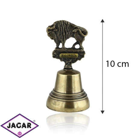 Figurka żubr - dzwonek - 10cm - FR256