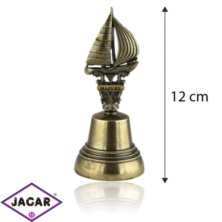 Figurka żaglówka - dzwonek - 10cm - FR257