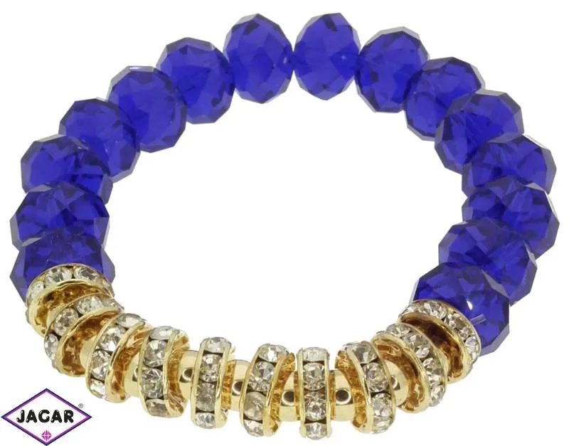 Bransoletka - złoto-granatowa śr:7cm BRA211 Bransoletka - złoto-granatowa śr:7cm BRA211