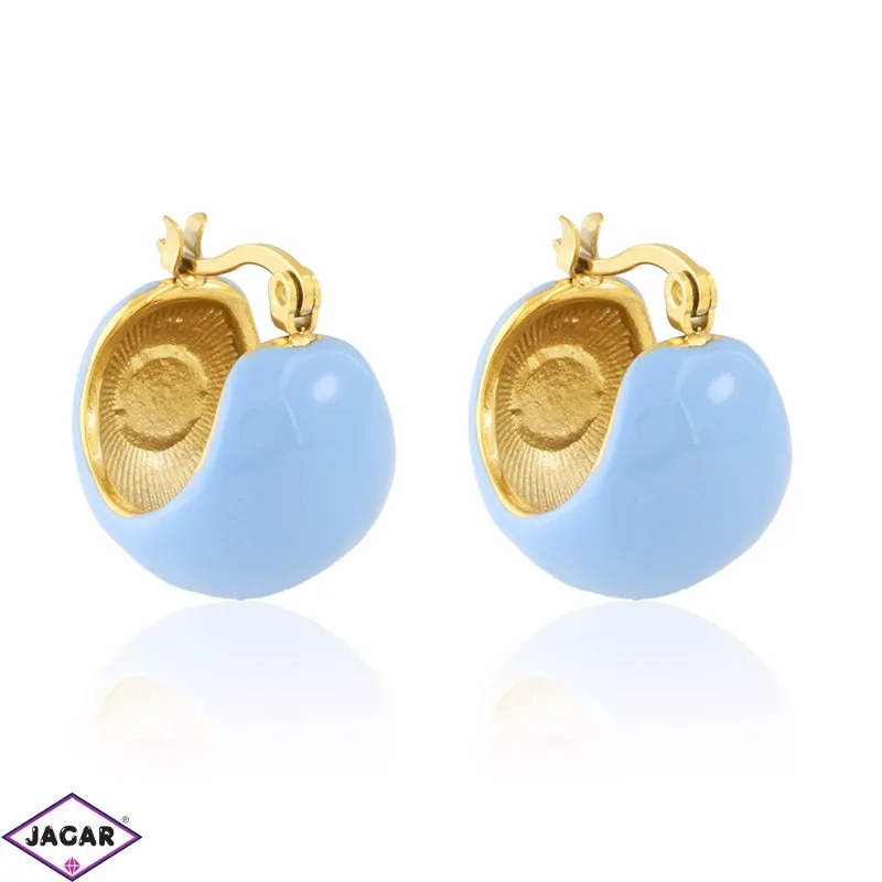 Kolczyki stalowe emaliowane EAP36739 Kolczyki stalowe emaliowane EAP36739