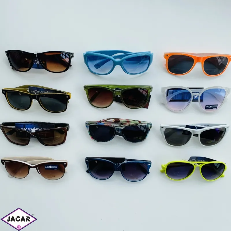 Okulary damskie męskie mix wzorów 12szt/op O3 Okulary damskie męskie mix wzorów 12szt/op O3