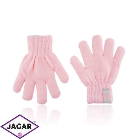Rękawiczki dziecięce - różowe - 15cm - RK425