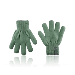 Rękawiczki dziecięce - zielone - 13cm - RK427