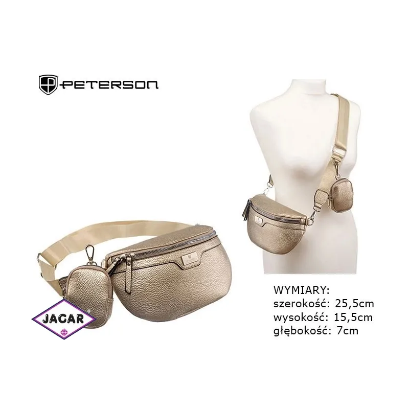Saszetka nerka PTN-NER-ALE-8 Gold TD1116 Saszetka nerka PTN-NER-ALE-8 Gold TD1116