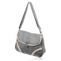 Torebka damska z futerkiem - 36x27cm - TD340
