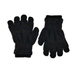 Rękawiczki dziecięce czarne - R-027 - 16cm - RK461