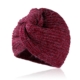 Czapka - piękny turban -owcza wełna- burgund CD327