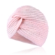 Czapka - piękny turban - owcza wełna - pink CD330