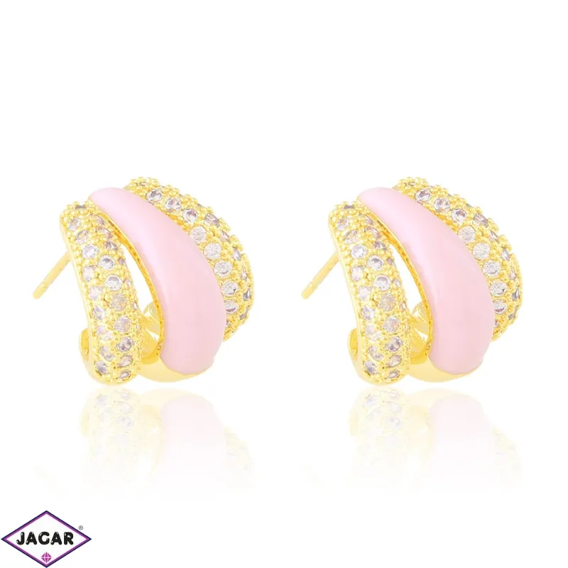 Kolczyki stalowe emaliowane EAP37277 Kolczyki stalowe emaliowane EAP37277