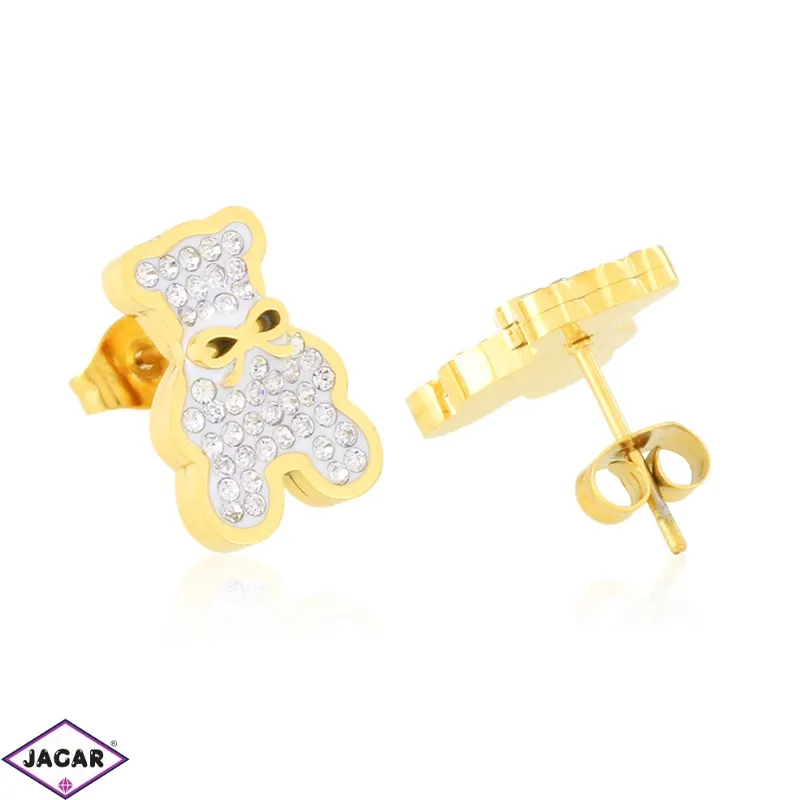 Kolczyki stalowe sztyfty teddy VERA EAP37305 Kolczyki stalowe sztyfty teddy VERA EAP37305