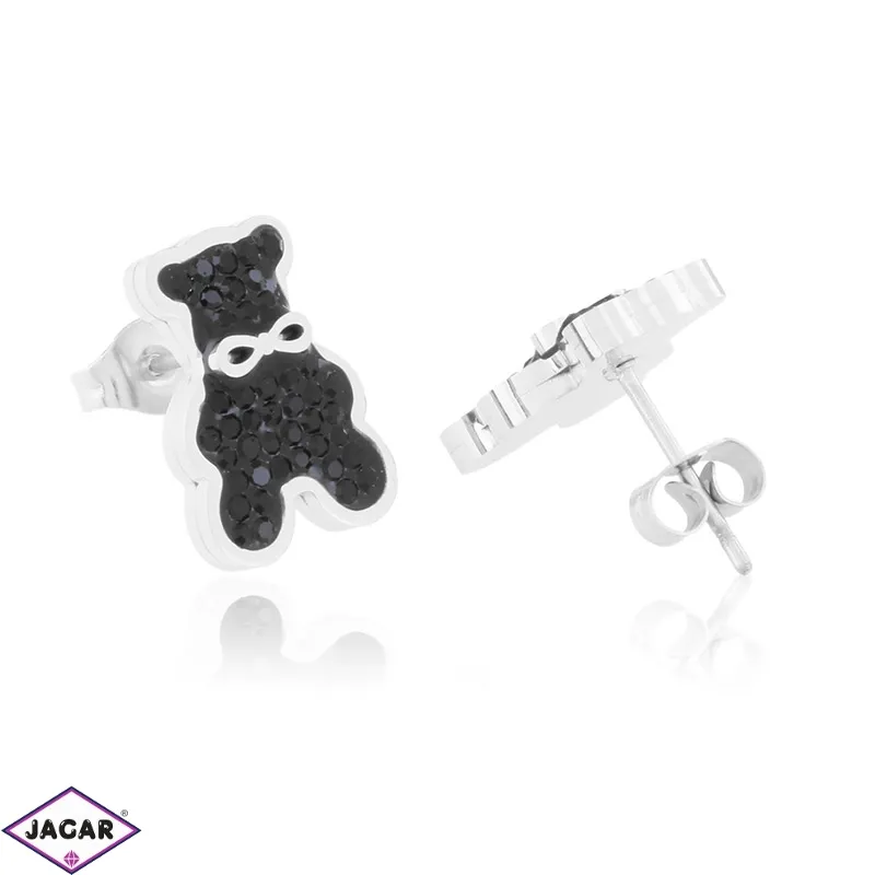 Kolczyki stalowe sztyfty teddy VERA EAP37307 Kolczyki stalowe sztyfty teddy VERA EAP37307