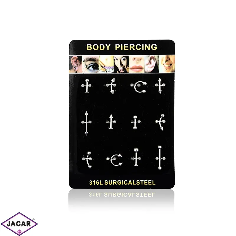Body Piercing - 12szt/op - PRC01 Body Piercing - 12szt/op - PRC01