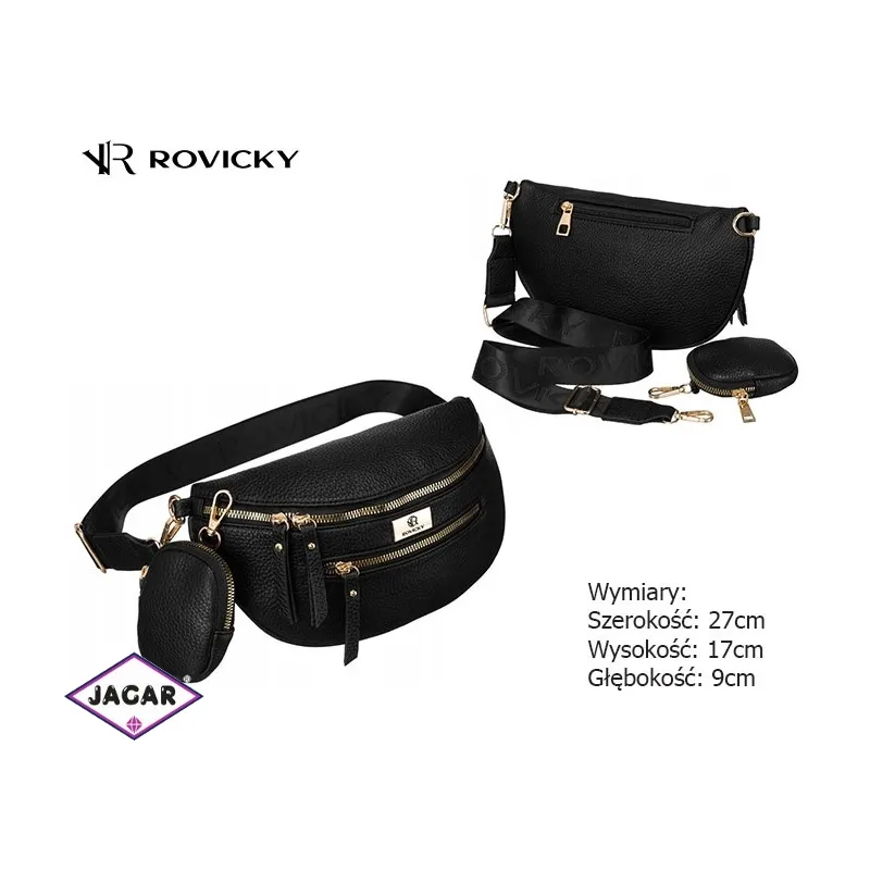 Saszetka damska PU R-NER-ALE-11 Black TD1145 Saszetka damska PU R-NER-ALE-11 Black TD1145
