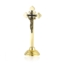 Krzyż metalowy złoty - wys. 19cm - KR31