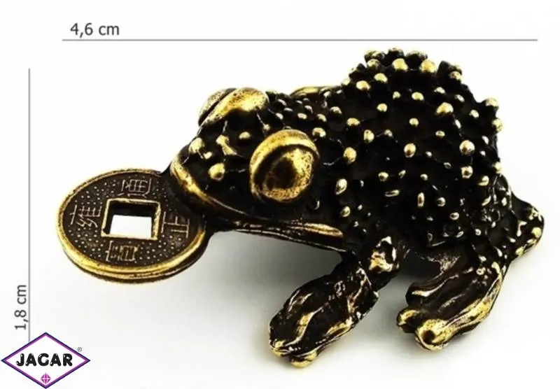Figurka metalowa - żabka - FZ25 Figurka metalowa - żabka - FZ25