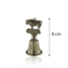 Figurka metalowa dzwonek - żubr FR286