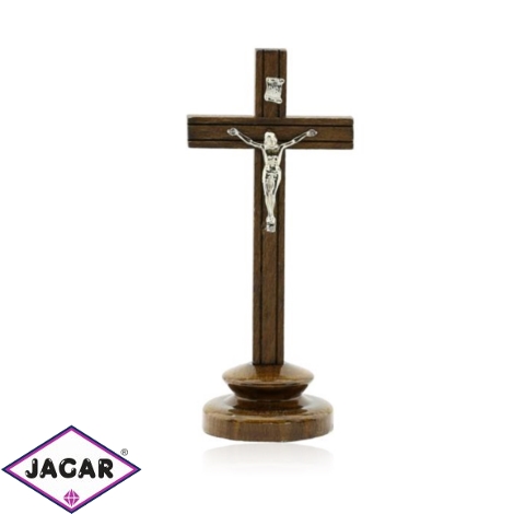 Krzyż stojący drewniany - wys. 18cm - KR32