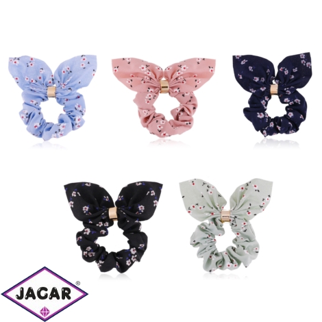 Gumka owijka scrunchies - floral - 12szt. - OG421