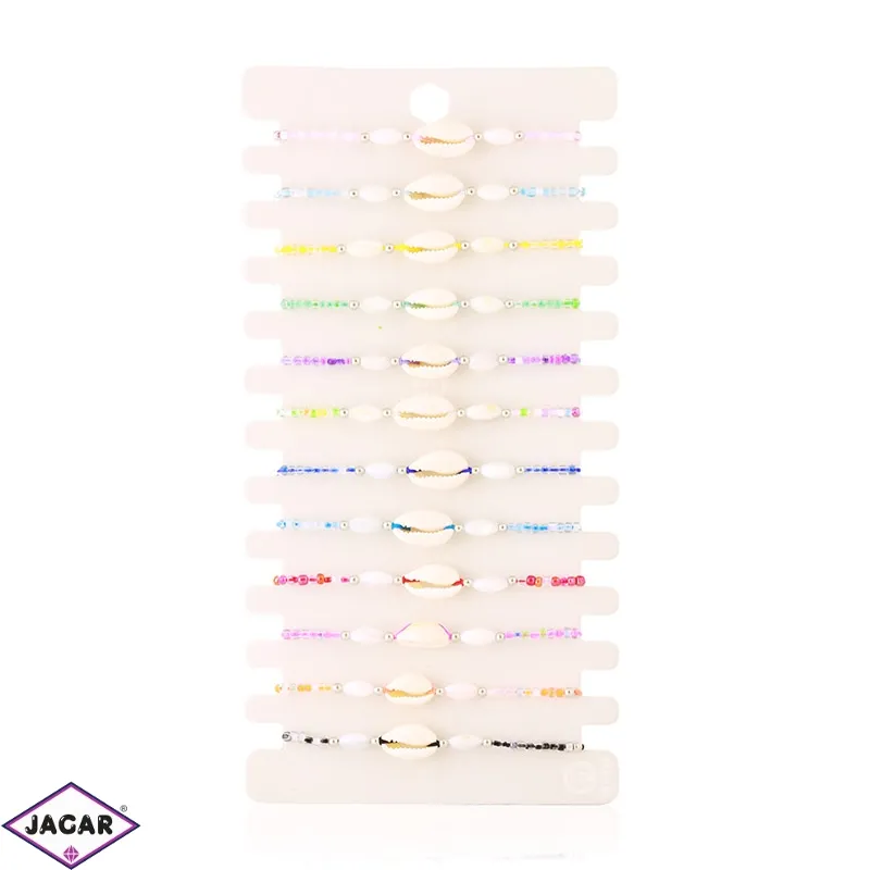 Bransoletki na sznurku mix 12szt/op BRA4923 Bransoletki na sznurku mix 12szt/op BRA4923