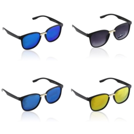 Okulary Paparazzi lustrzane - 3007 - 12szt/op