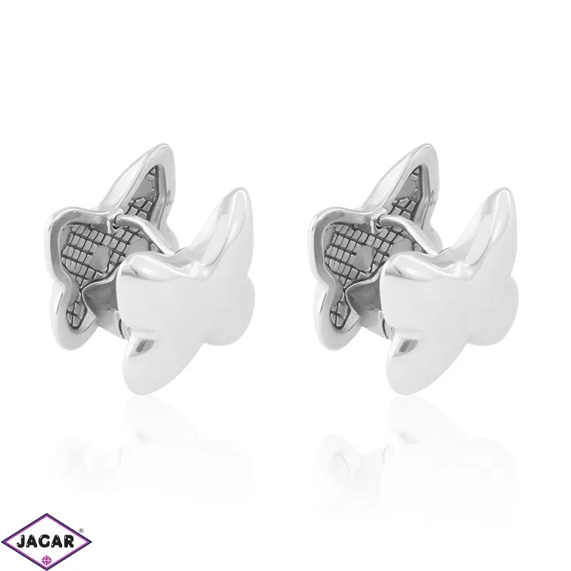 Kolczyki stalowe codzienne motylki EAP37855