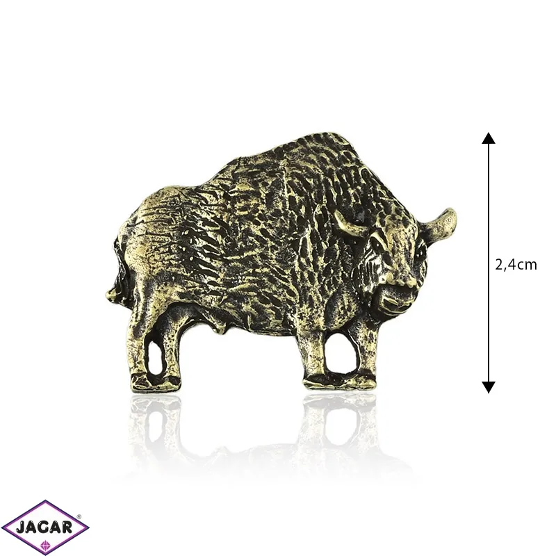Figurka metalowa - Żubr - 10szt - FR241 Figurka metalowa - Żubr - 10szt - FR241